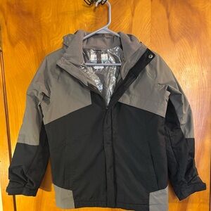 Columbia Kids Jacket - Black and Gray 10/12